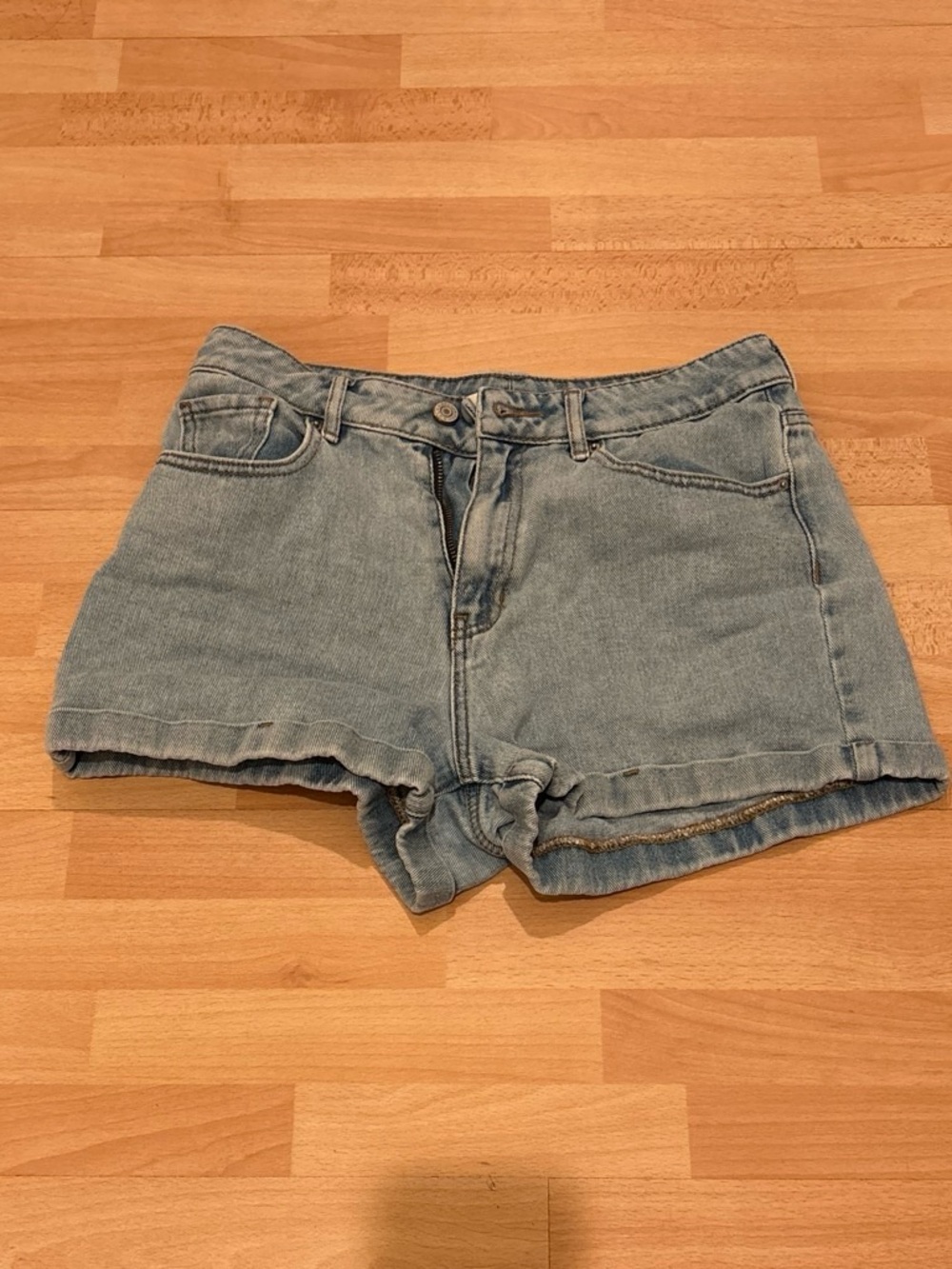 PacSun Light Blue Denim High-Rise Jean Shorts
